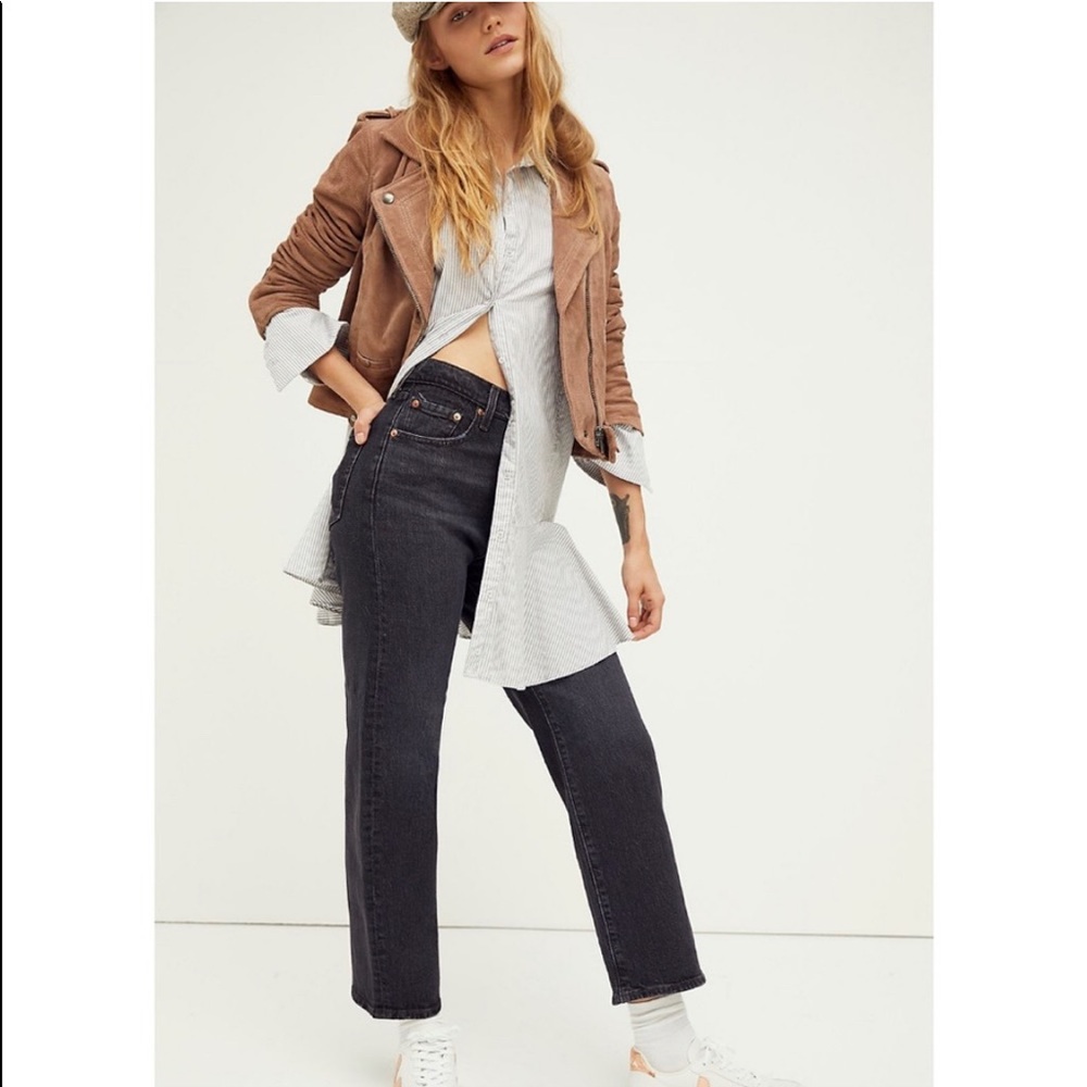 Levis ribcage straight ankle Feelin Cagey 27 27L